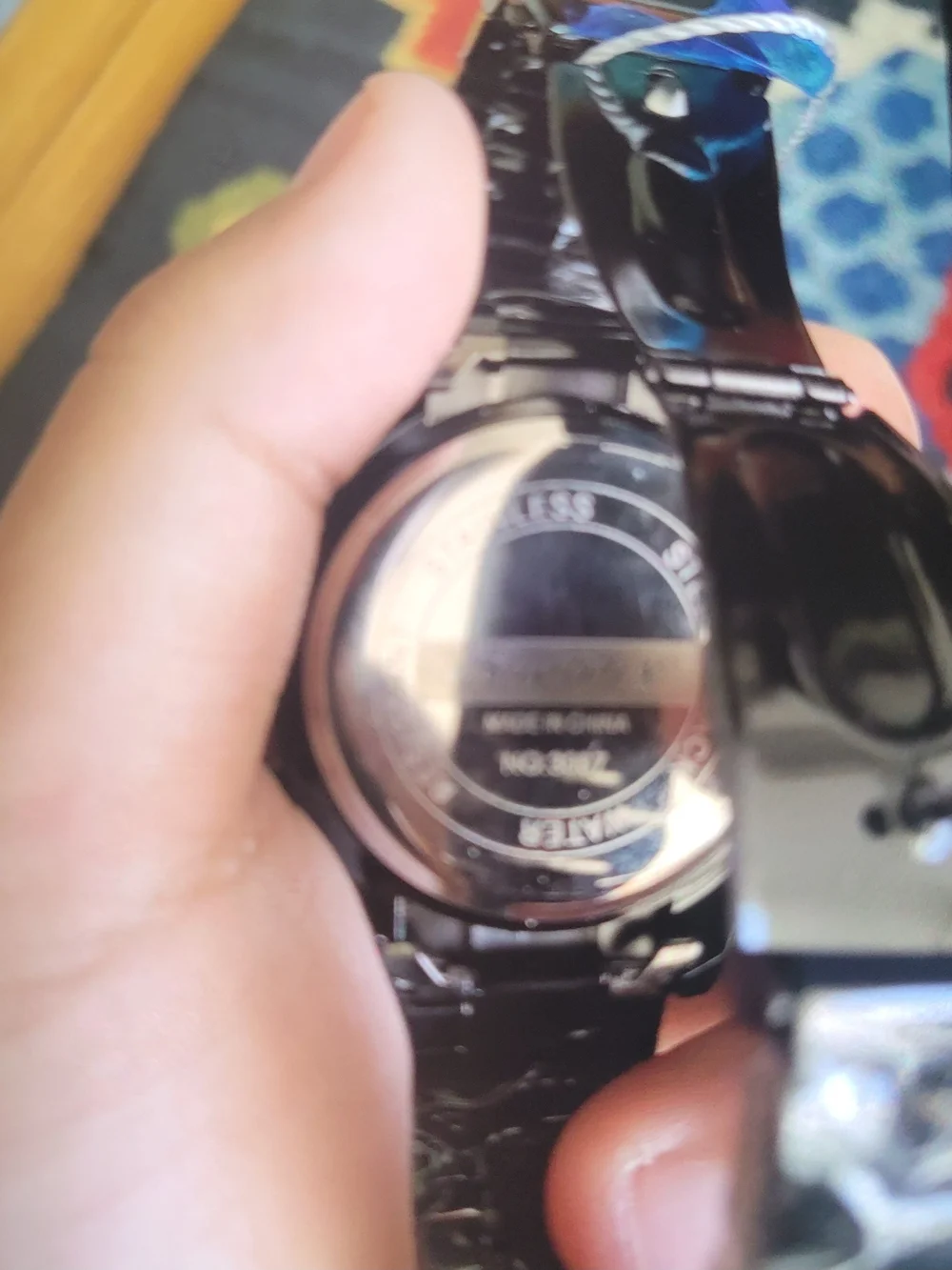 Black Men's Wristwatch - Unbranded